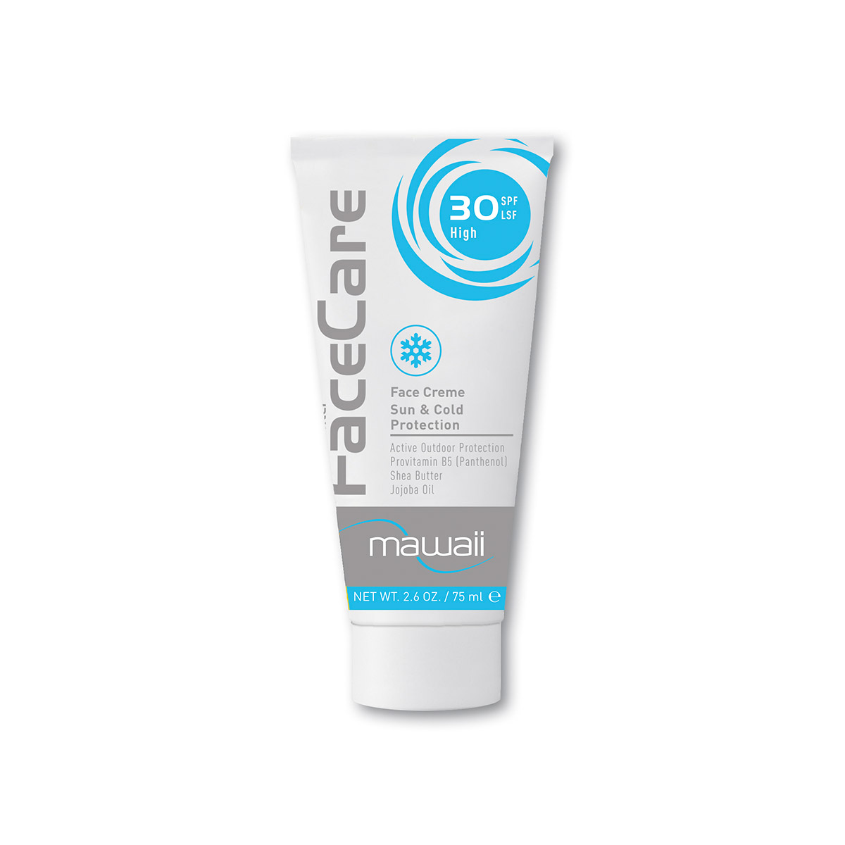 mawaii Sonnencreme Winter Face Care SPF 30, Winter-Outdoor Gesichts-Sonnenpflege