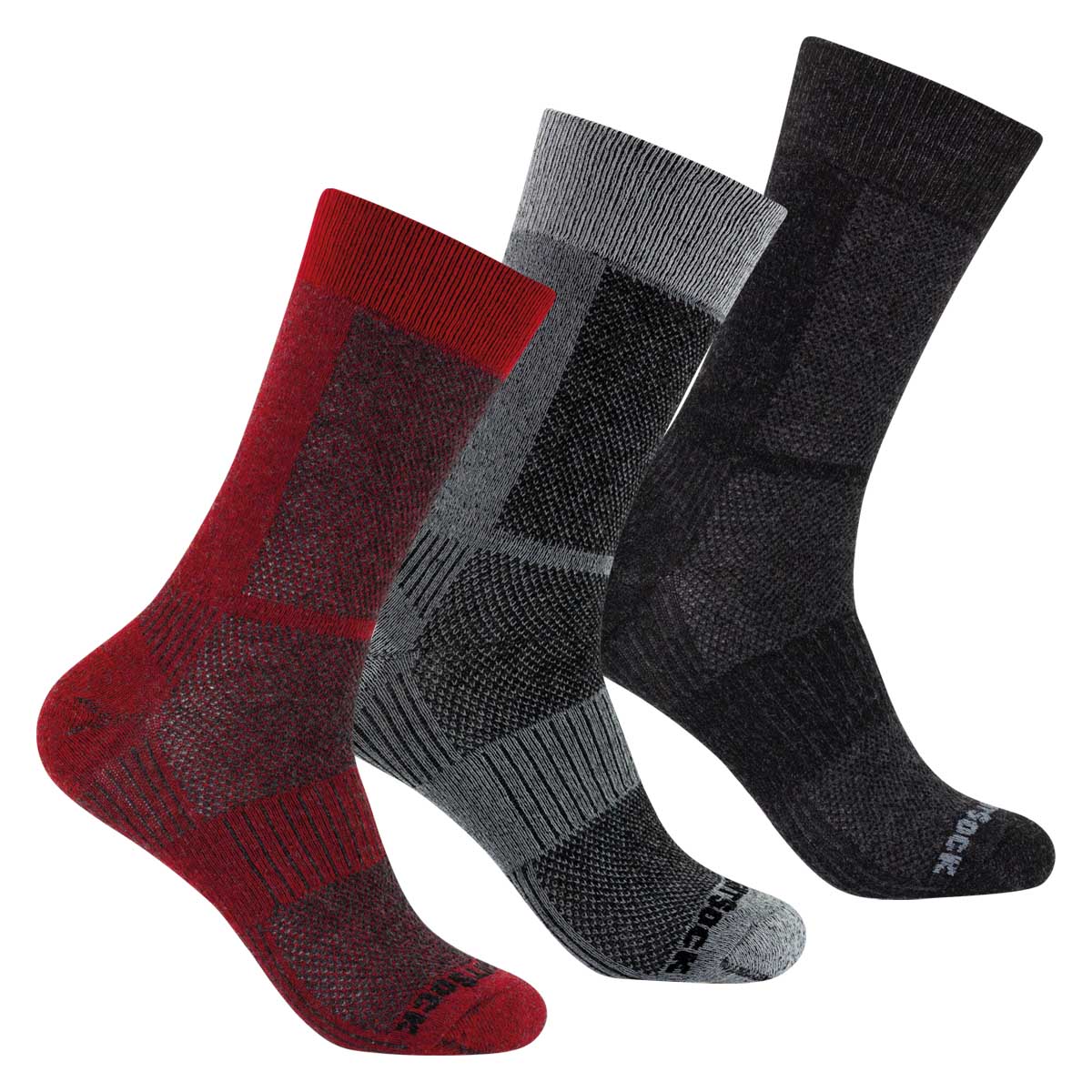Wrightsock LT Hike Crew, Ungepolsterte doppellagige Funktionssocke