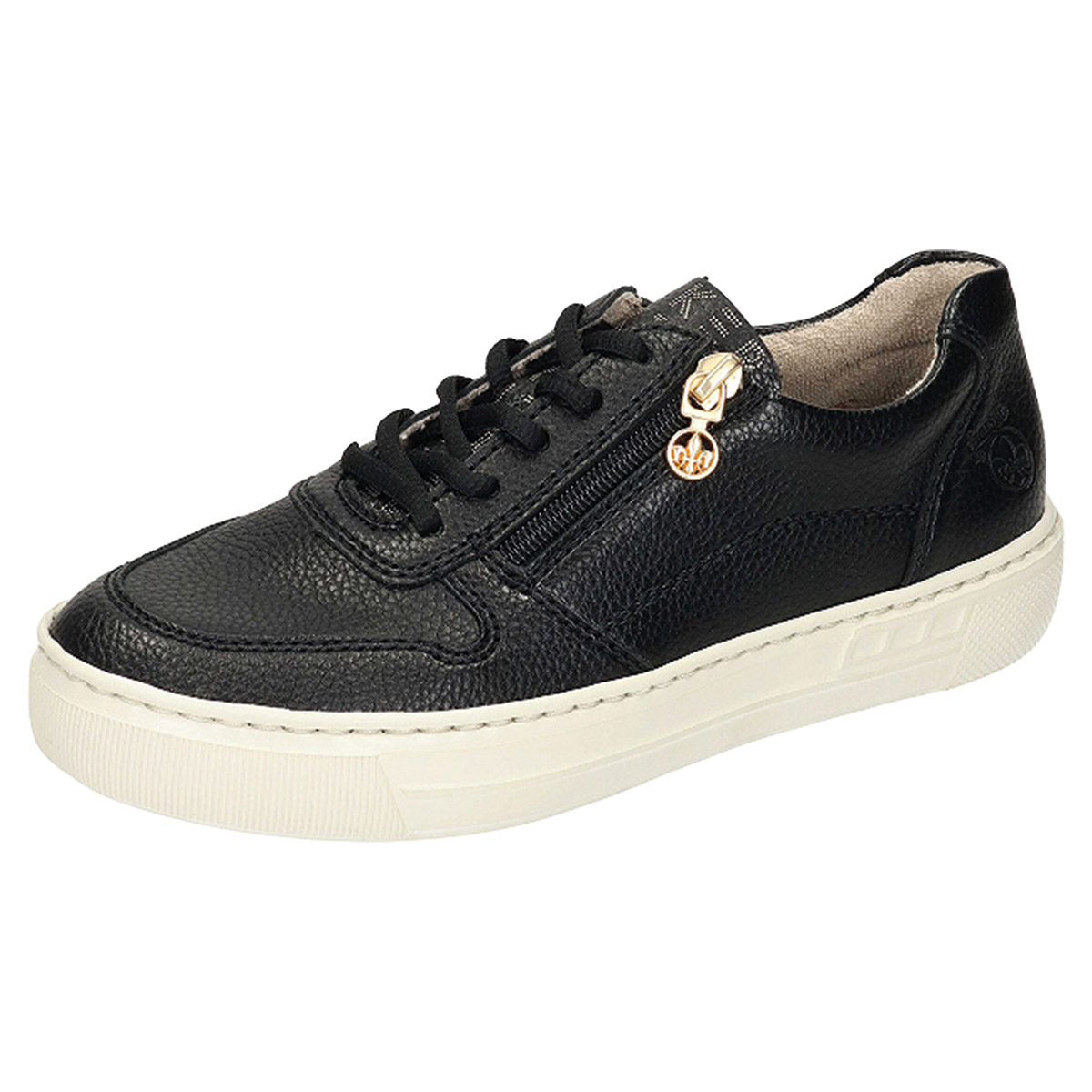 Rieker Sneaker-Schnürschuhe tiefschwarz