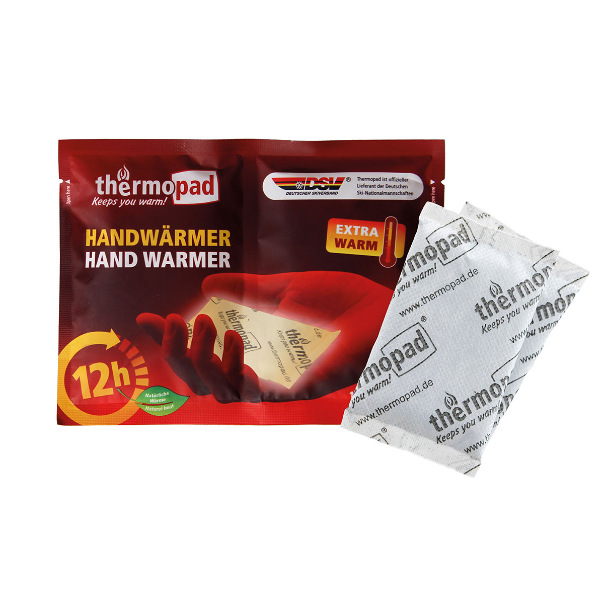 Thermopad Handwärmer, Handwärmer für bis zu 12 Stunden warme Hände