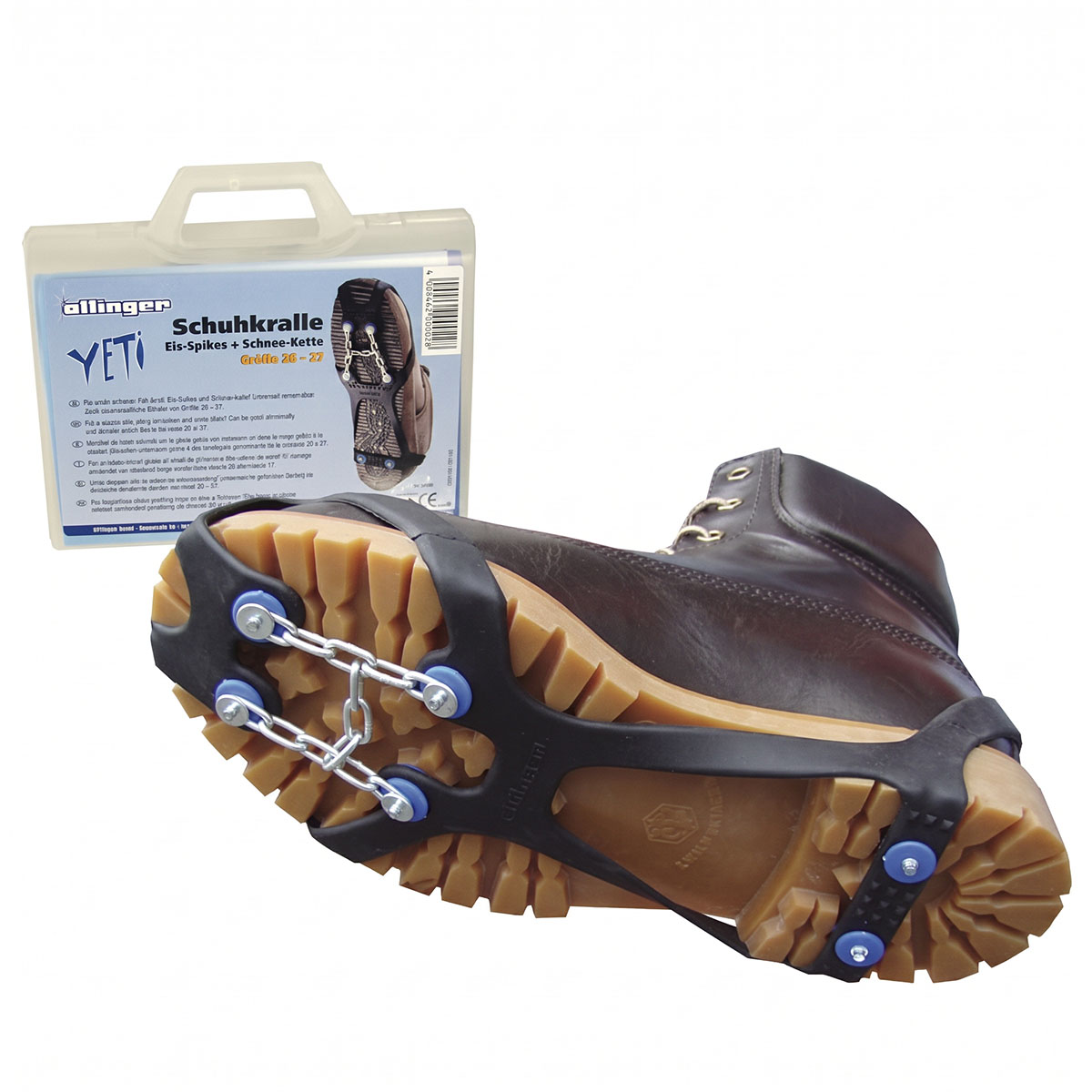 Ottinger Yeti: robuster Gleitschutz für Schuhe mit Spikes für sicheren Halt auf Eis und Schnee