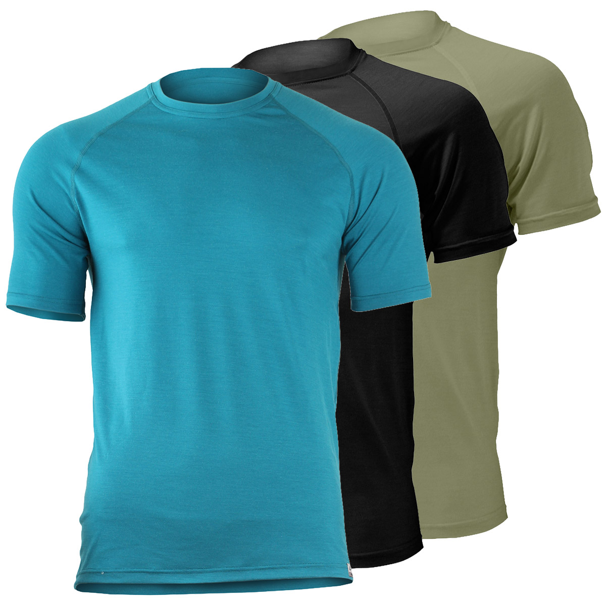 Lasting Quido: Merino-T-Shirt mit Rundhals für Outdoor-Aktivitäten und Alltag