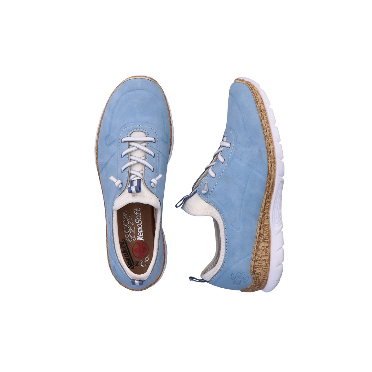 Rieker Slipper himmelblau, produktansicht 4
