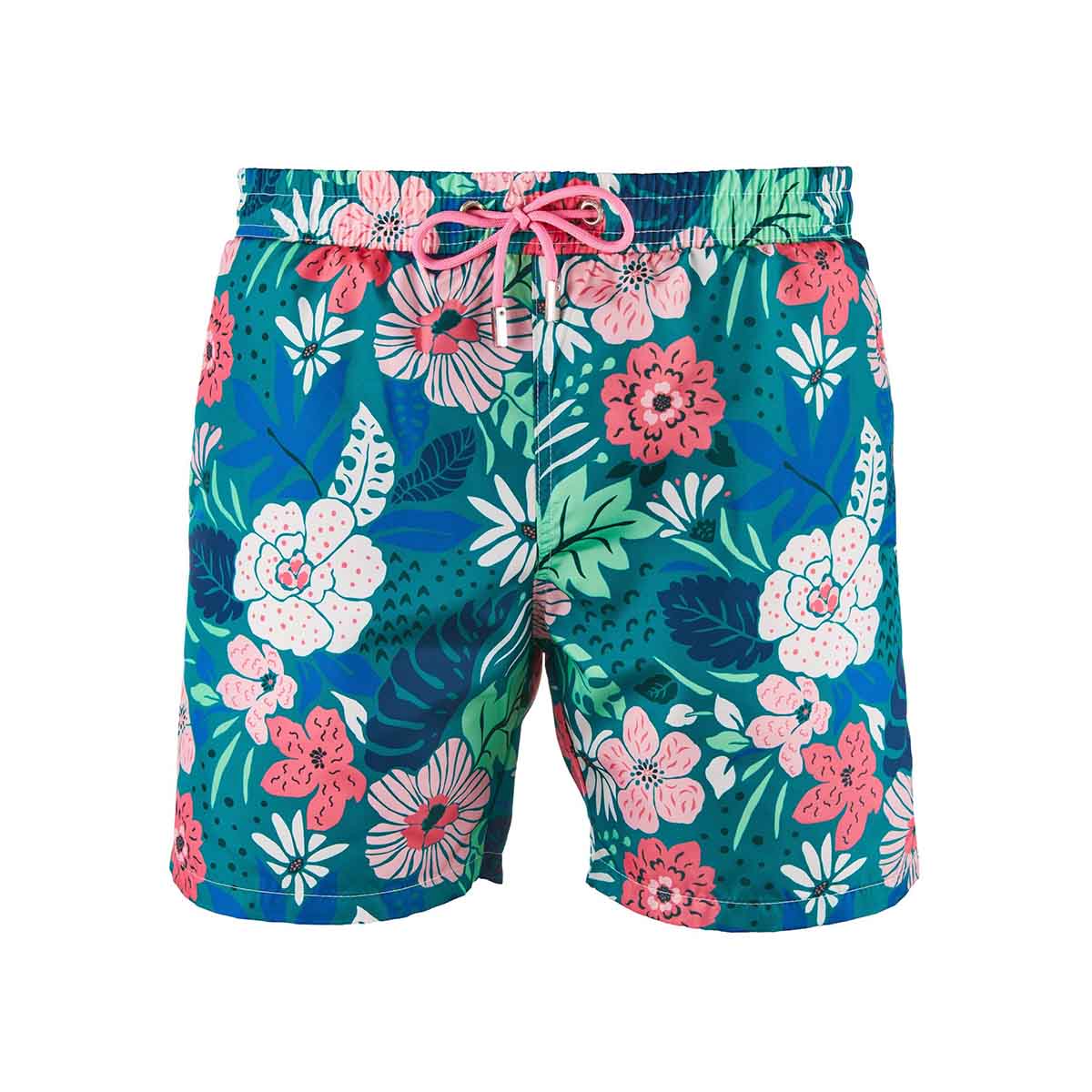 Moustard Badehosen Flower Trunks