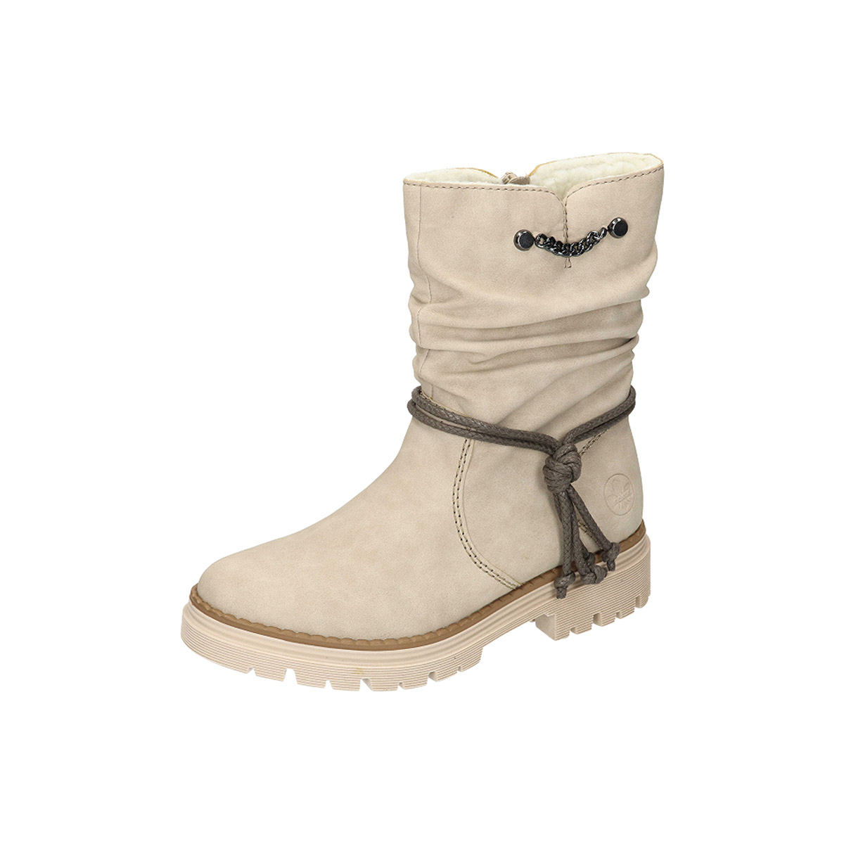 Rieker Winterstiefeletten Warmfutter beige