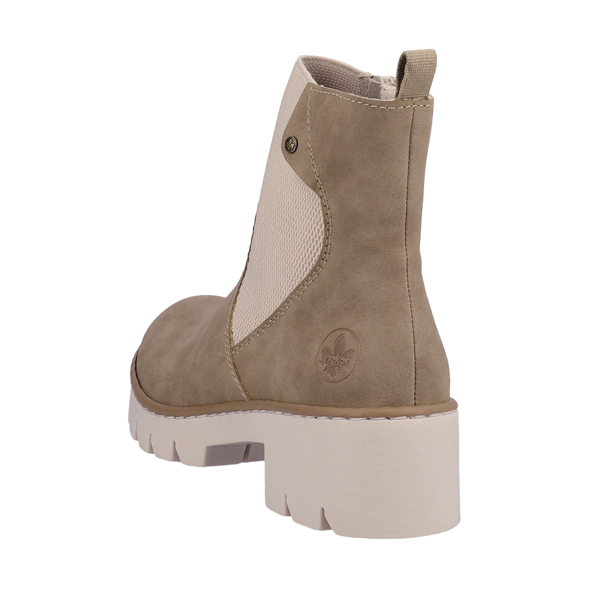 Rieker Chelsea Boots Samtvelour-Futter beigebraun, produktansicht 2
