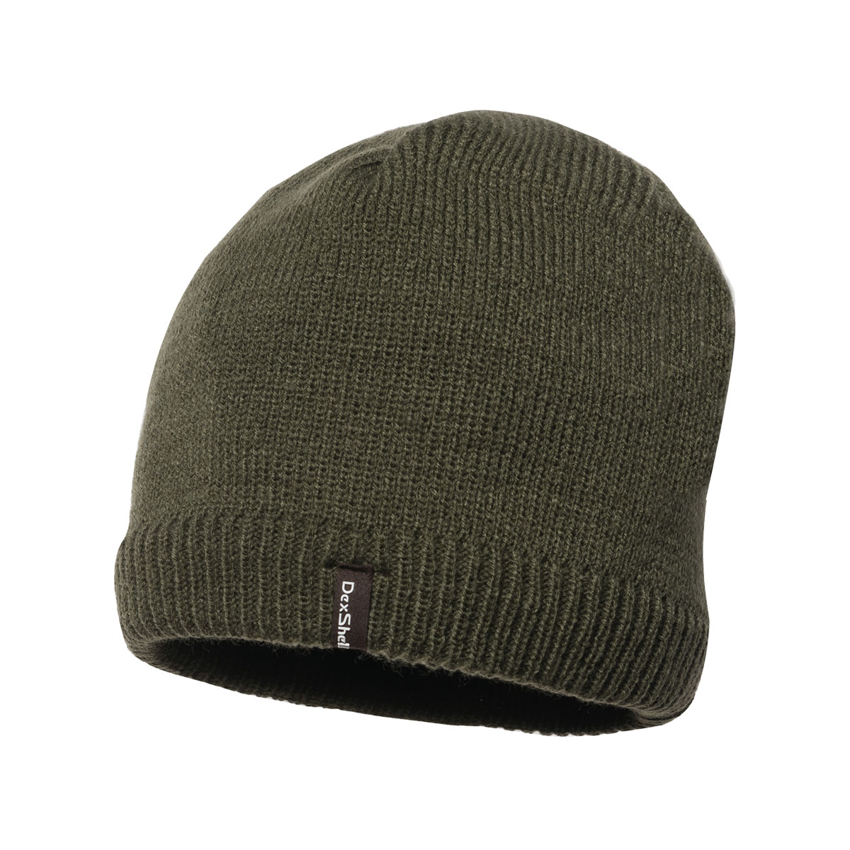 Dexshell Mütze Beanie Solo olive grün, Wasserdichte, winddichte und atmungsaktive Mütze