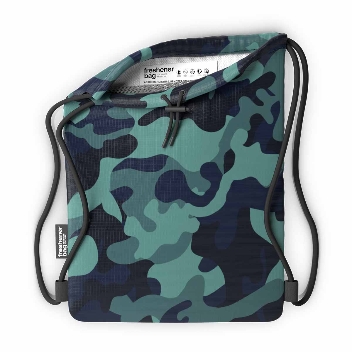 SmellWell Sportbeutel Freshener Bag XL, Erfrischender Turnbeutel 20 Liter für Schuhe und Ausrüstung