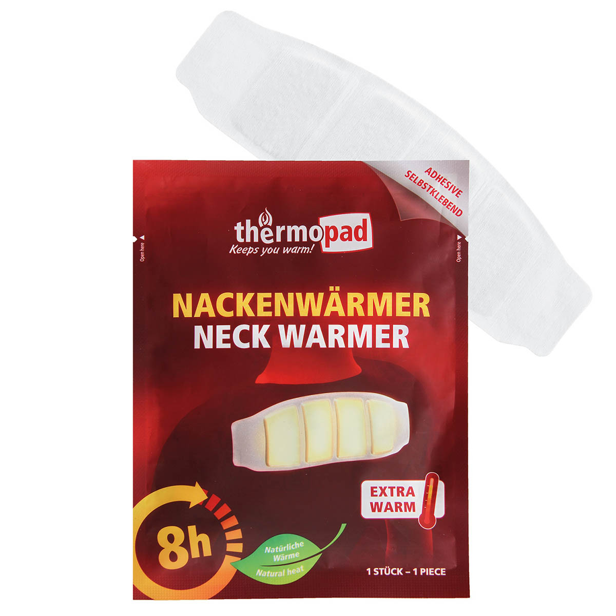 Thermopad Nackenwärmer, Wärmeauflage in perfekter Passform für den Schulter- und Nackenbereich
