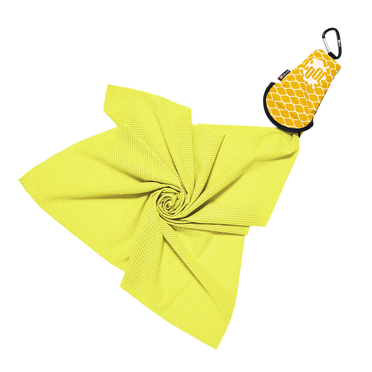 N-rit Kühltuch Campack Towel Cool, gelb-grün, produktansicht 1