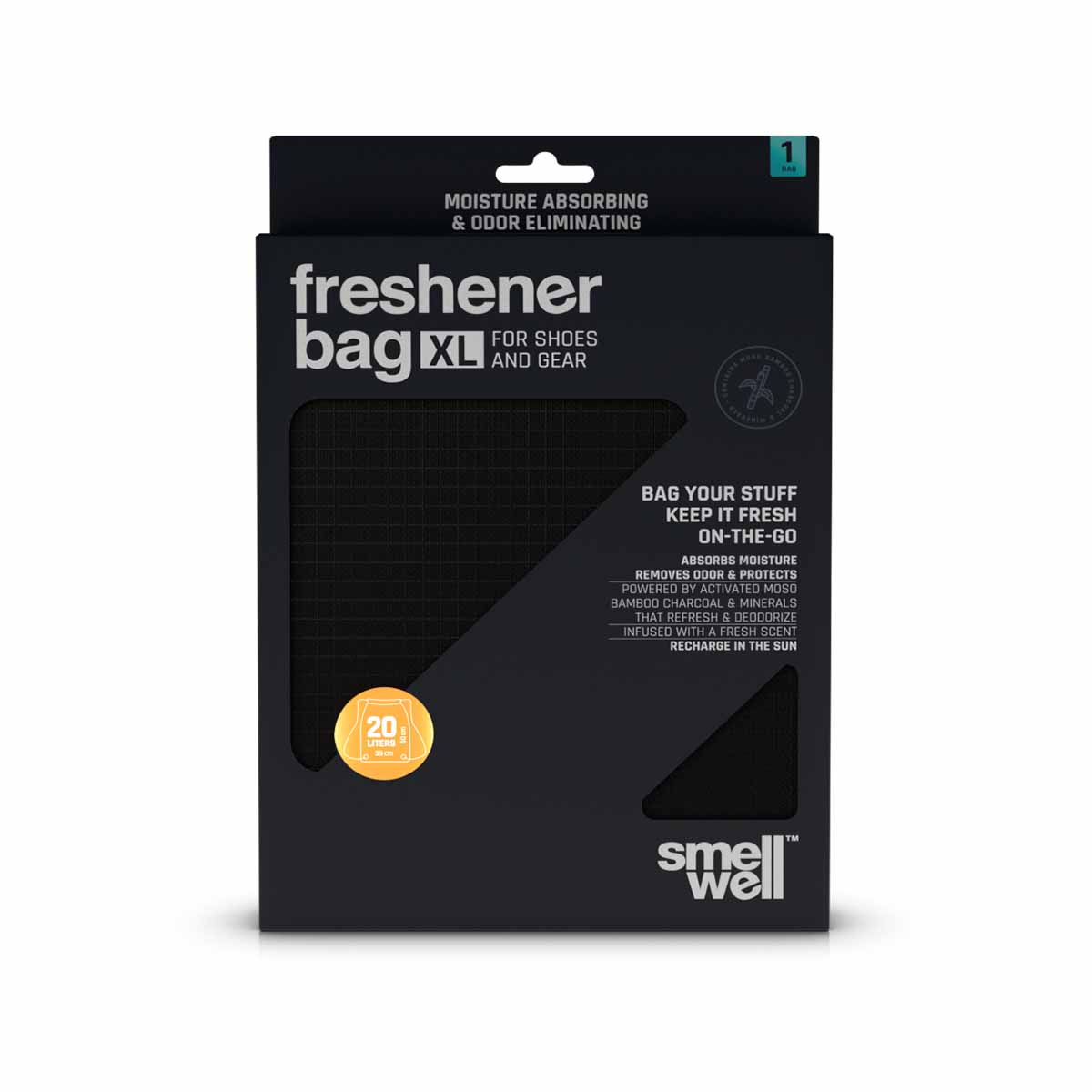 SmellWell Sportbeutel Freshener Bag XL, produktansicht 1