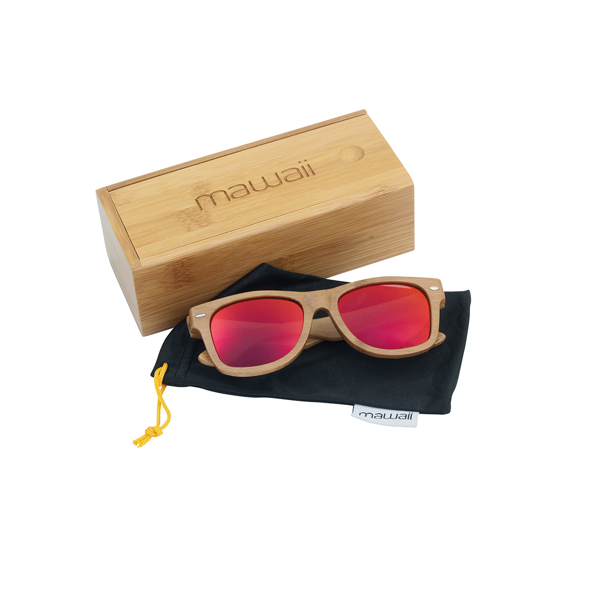 mawaii Sonnenbrille Bamboo Ahua Toto 2.0, produktansicht 3