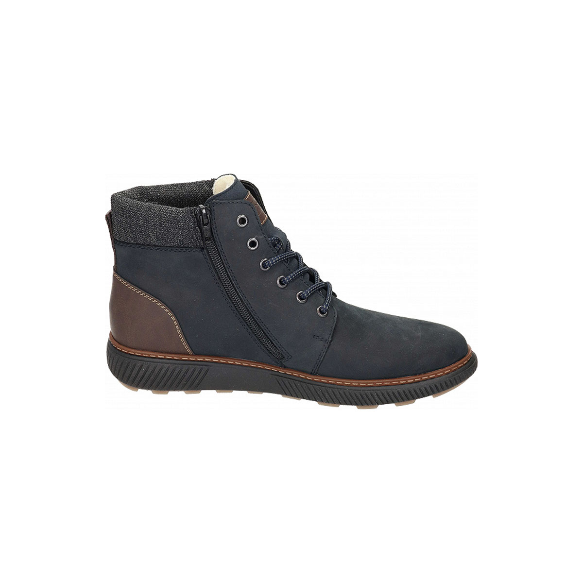 Rieker Schnürstiefel Lammwollfutter schwarz, produktansicht 1