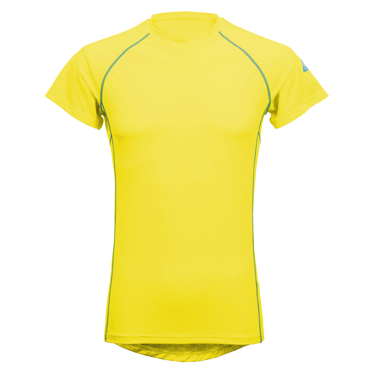 Freeze Tech Kühlendes Funktionsshirt color gelb, «STAY COOL» T-Shirt während der Sommerzeit