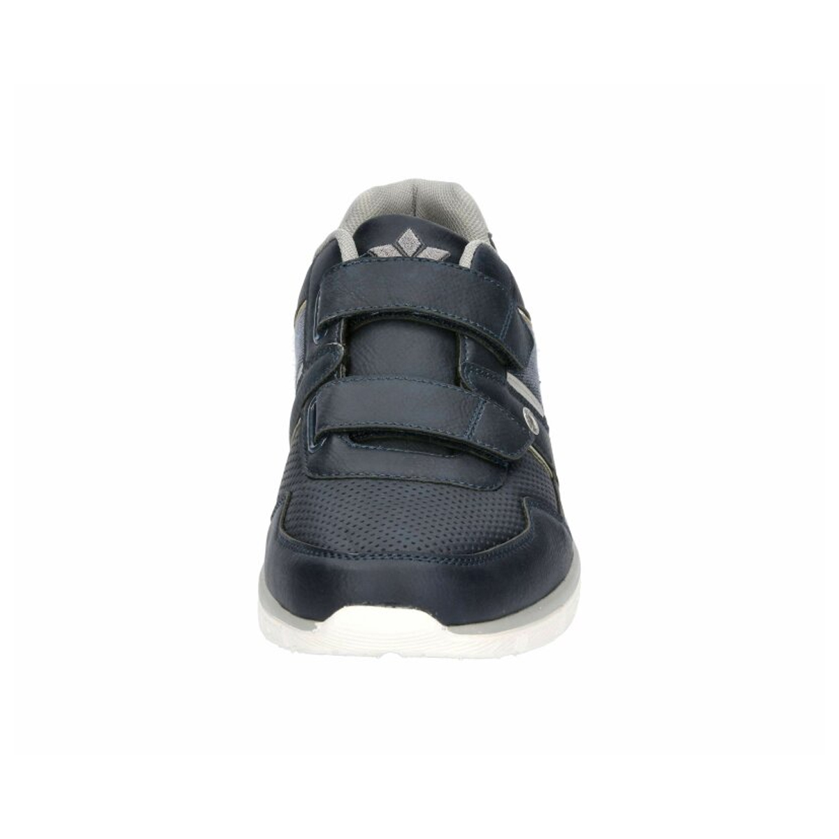 Lico Slipper Conner Velcro marine grau, produktansicht 2