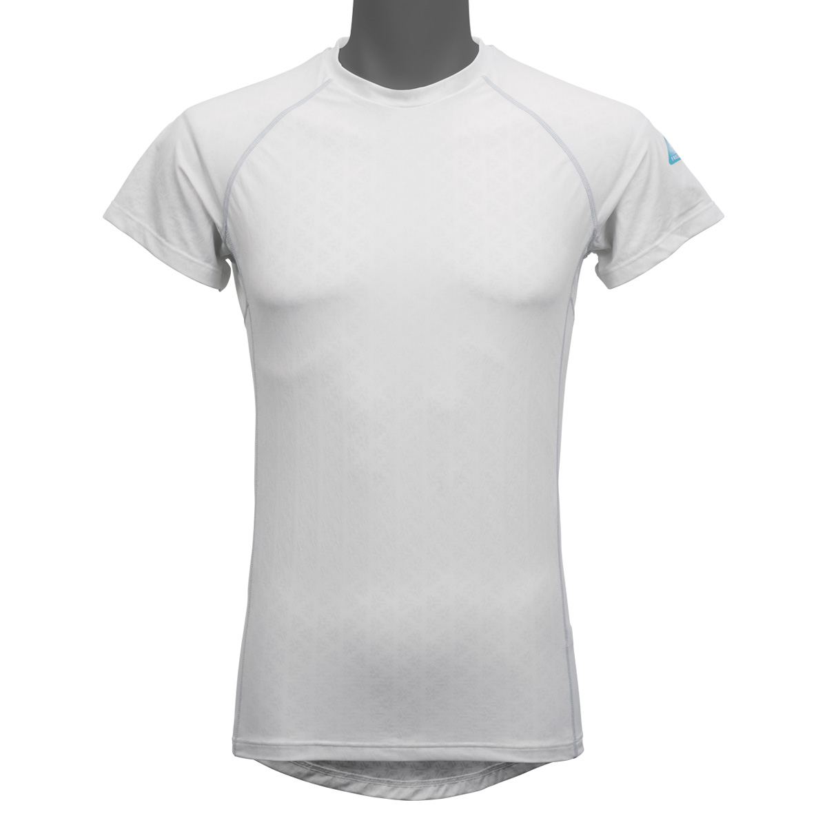 Freeze Tech Kühlendes Funktionsshirt weiss, T-Shirt mit aktiver Kühlung und UV-Schutz