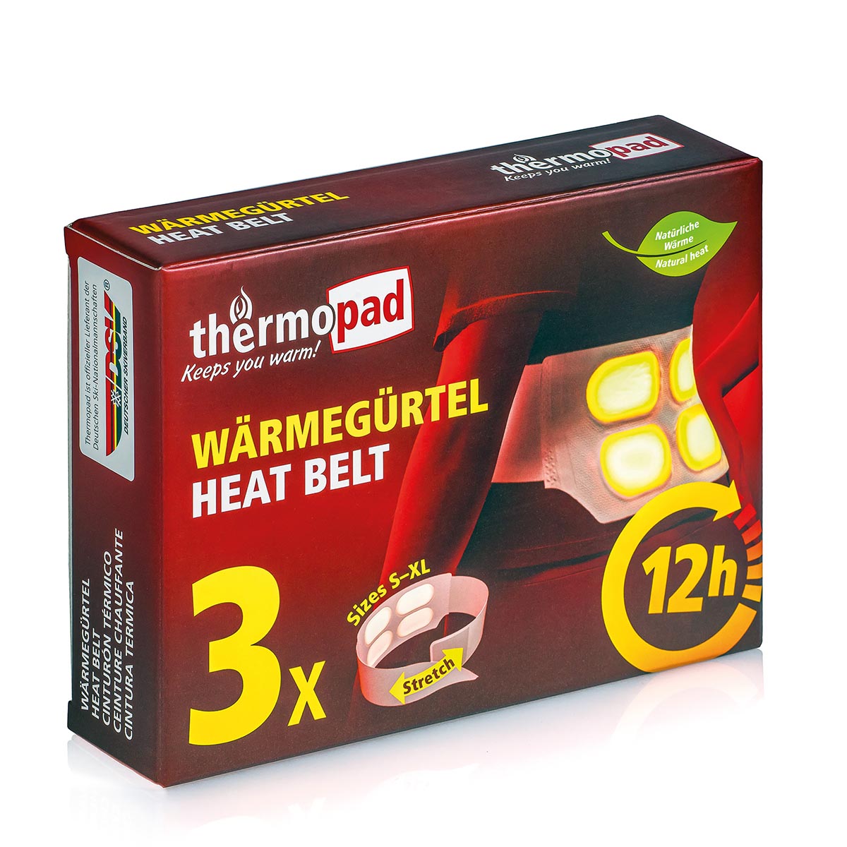 Thermopad Wärmegürtel, Wärmegürtel für wohltuende Tiefenwärme bis zu 12 Stunden, produktansicht 1