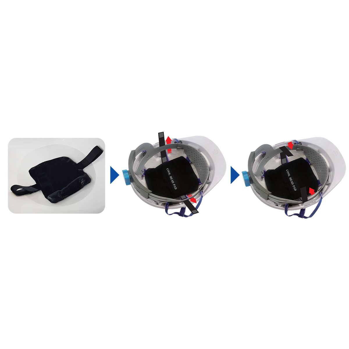 N-rit Kühlender Helmeinsatz Cool Helmet-Pad, produktansicht 1